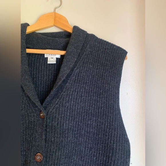 Carroll Reed wool sweater vest unisex? Grandpa vintage - Picture 3 of 10